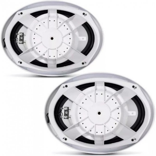 1 Par Alto Falantes 6 X 9 Marinizados LEDs Azuis 220w Rms - Shm.69LZ - Imagem 5
