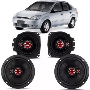 Kit Alto Falantes Ford Fiesta 2006 240w Rms 4 Ohms – Kf.071