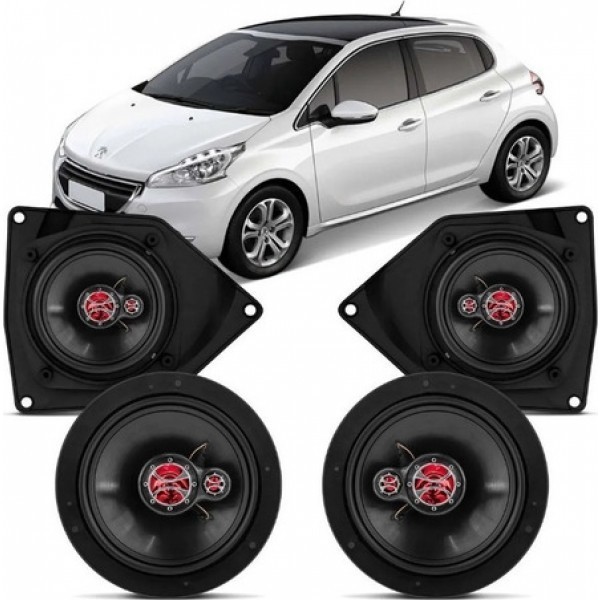 Kit Alto Falante Peugeot 208 2012 A 2017 240 Rms - Kf.160
