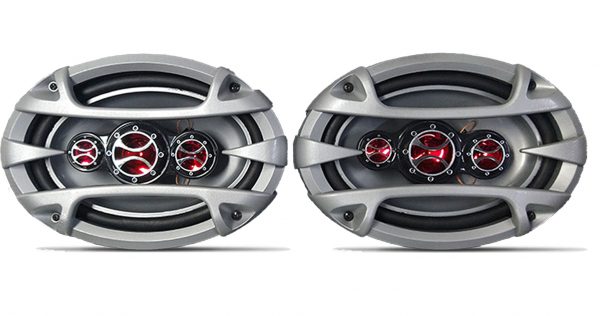 1 Par Alto Falantes 6x9 Polegadas Com Telas 200w Quadriaxial - FXQ.690A