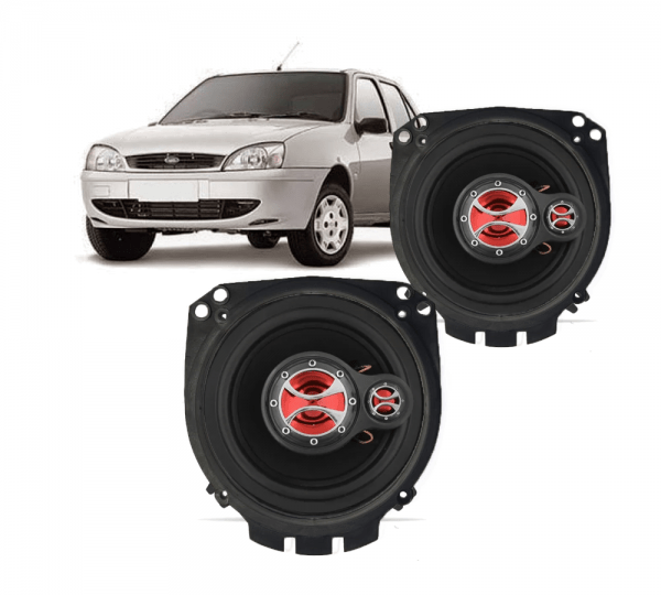 Alto Falante Foxer Fiesta Até 2005 Traseiro 4 Polegadas 120W - KF.282